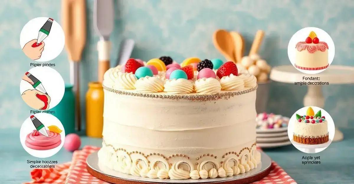 7 Técnicas de Decoração de Bolos Fáceis para Iniciantes