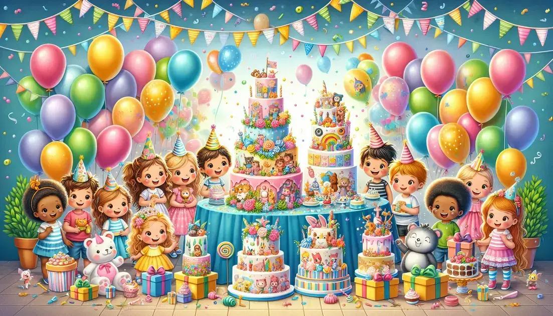Bolos Decorados para Festas Infantis