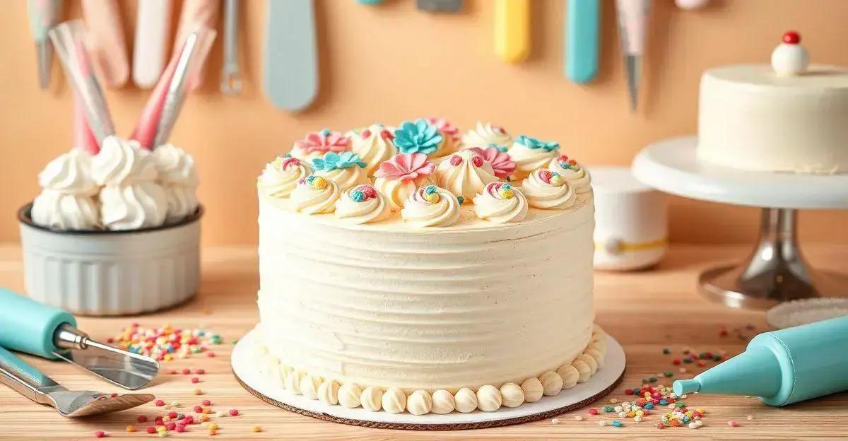 Ferramentas essenciais para decorar bolos
