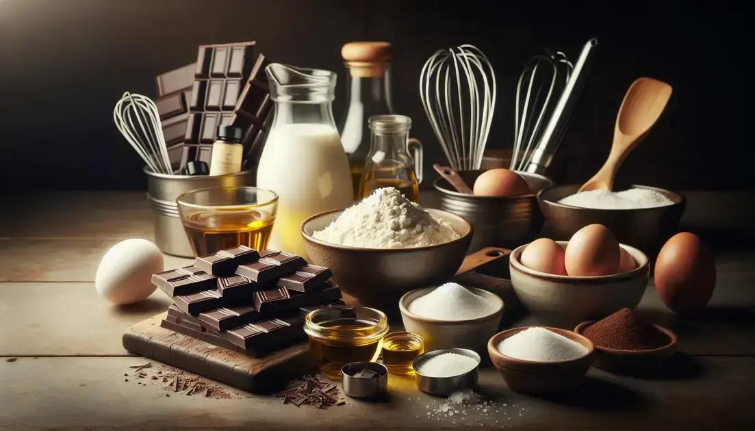 Ingredientes Essenciais para um Bolo de Chocolate Perfeito