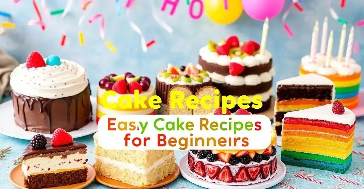 Receitas de Bolo Fáceis para Festas