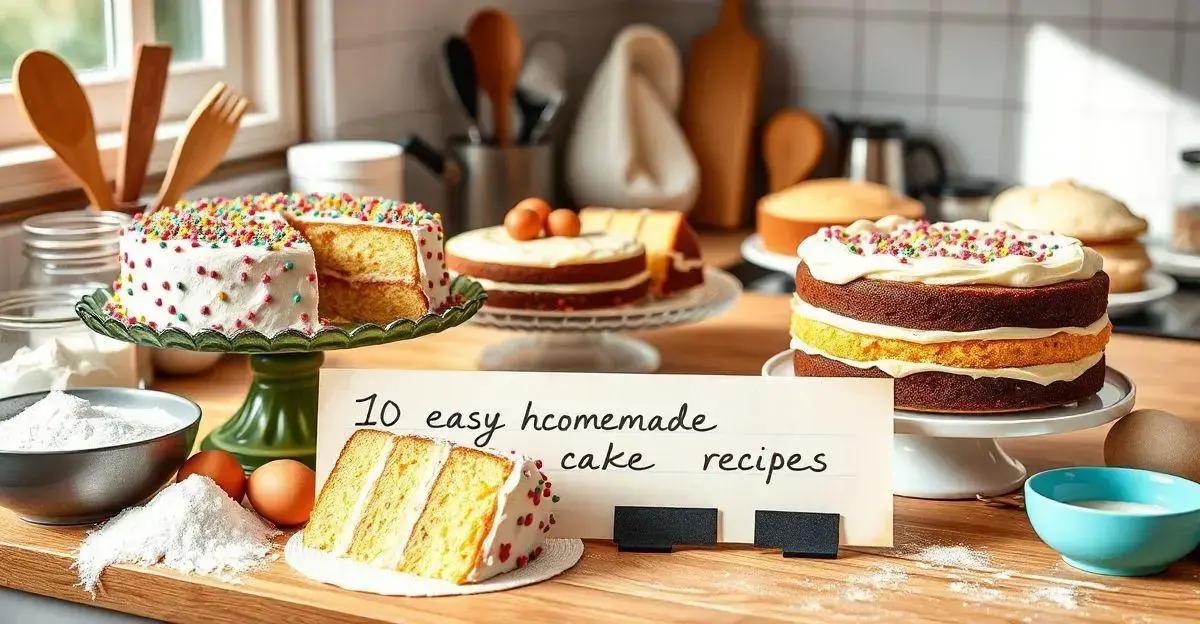 Receitas de Bolos Caseiros Fáceis e Econômicas