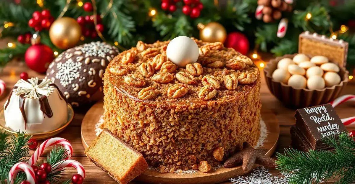 Bolo de Nozes: Crocância e Sabor