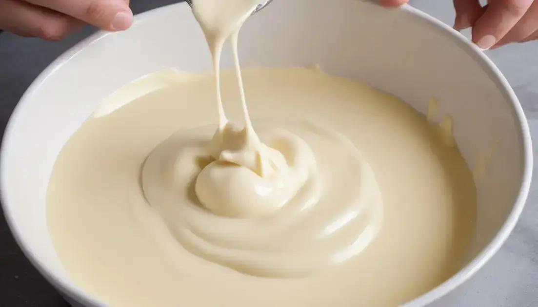 Como preparar o recheio de ganache branca