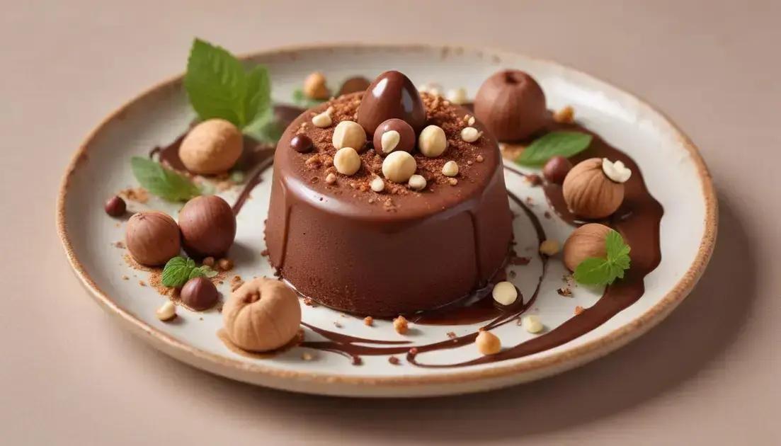 Mini Pavê de Chocolate e Avelã