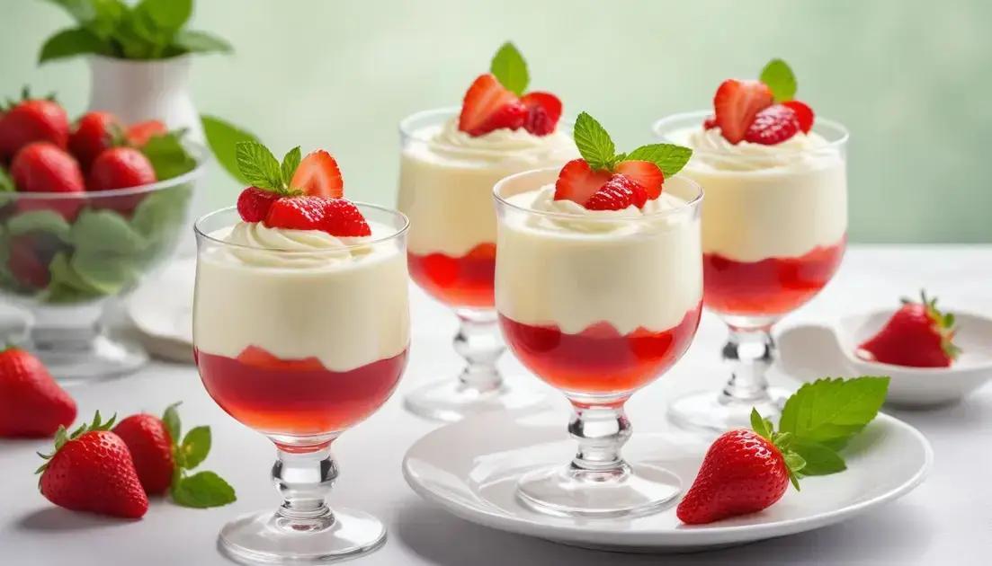 Dicas para servir a mousse com estilo