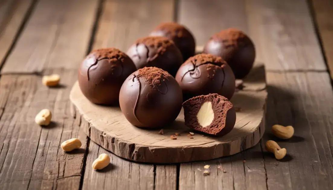 Brigadeiro Fit de Castanha-de-Caju com Cacau 100%