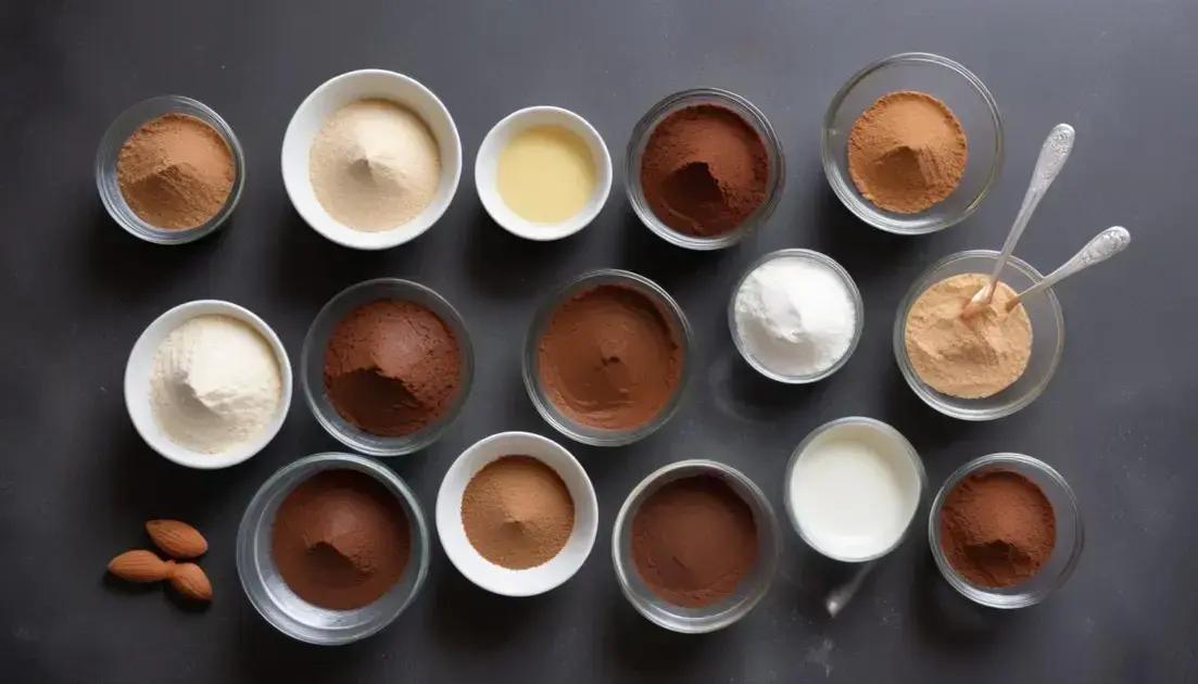 Ingredientes essenciais para o brownie perfeito