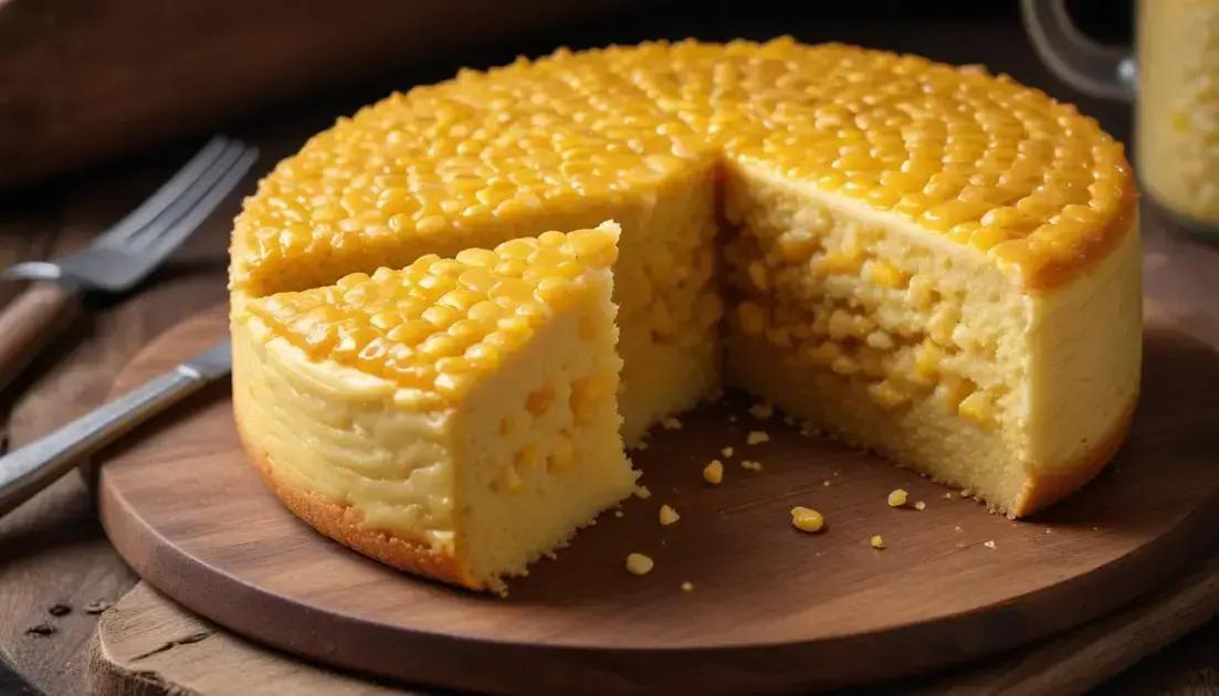 Bolo de milho cremoso