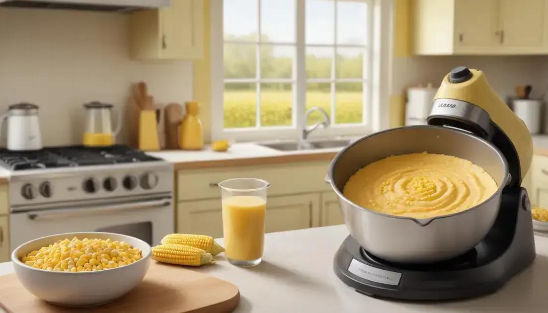passo a passo para preparar o bolo de milho cremoso