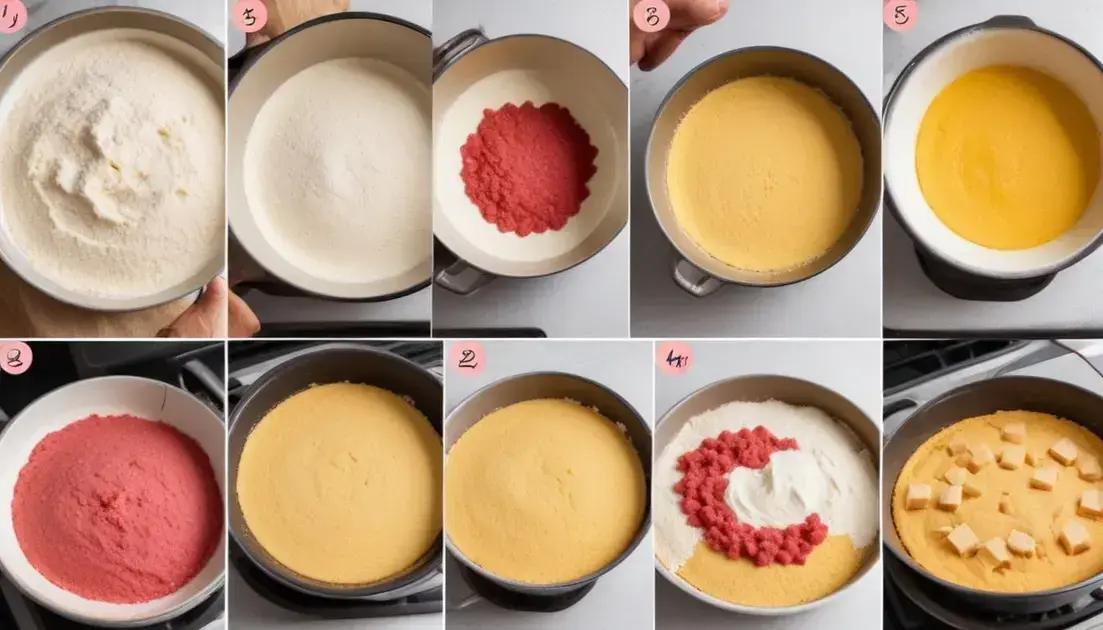 passo a passo para preparar o bolo perfeito