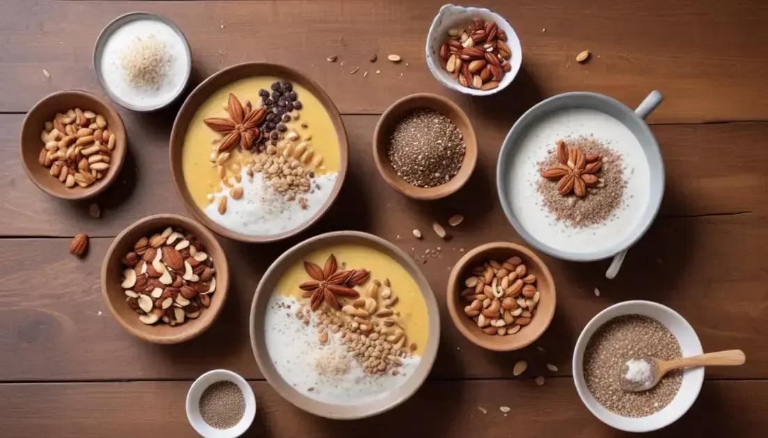 variações da receita para diferentes gostos e necessidades