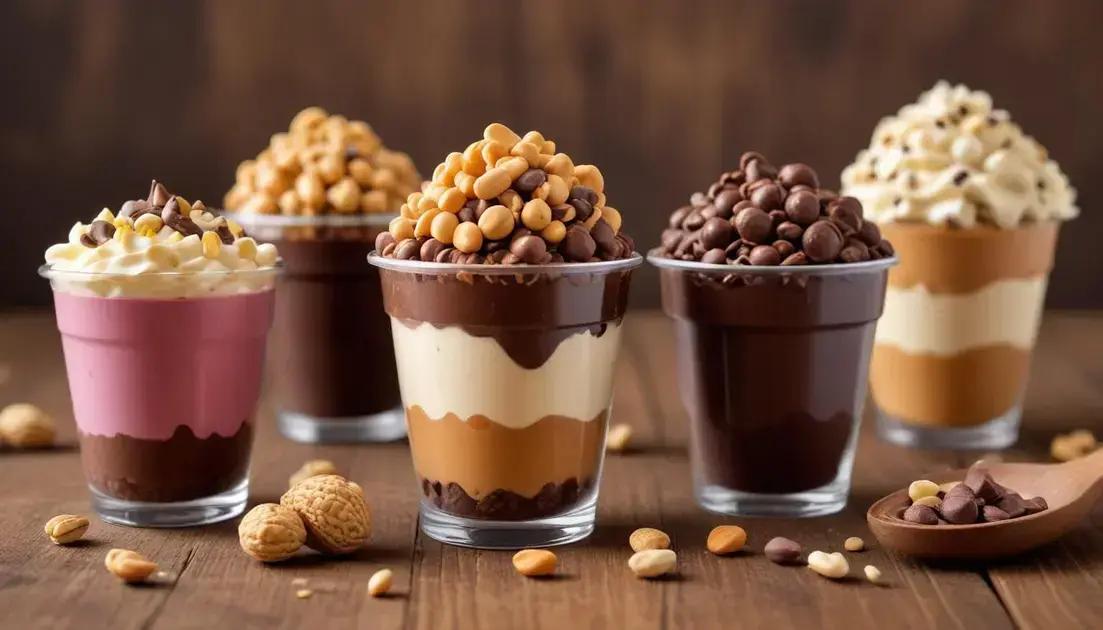 Como variar a receita e servir o brigadeiro de paçoca