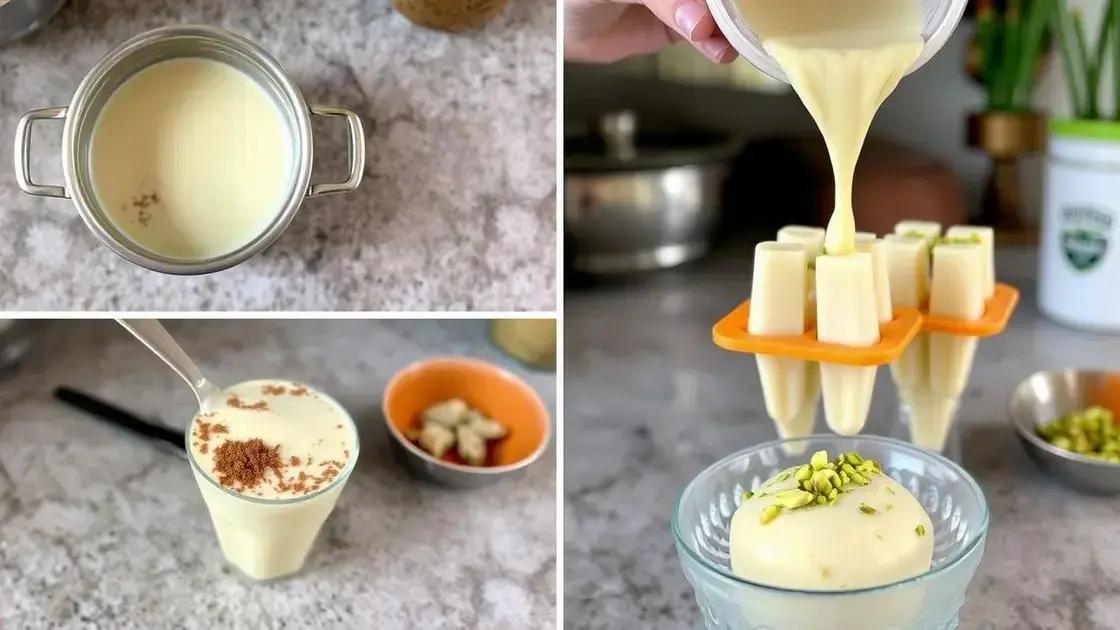 Como preparar kulfi autêntico em casa passo a passo