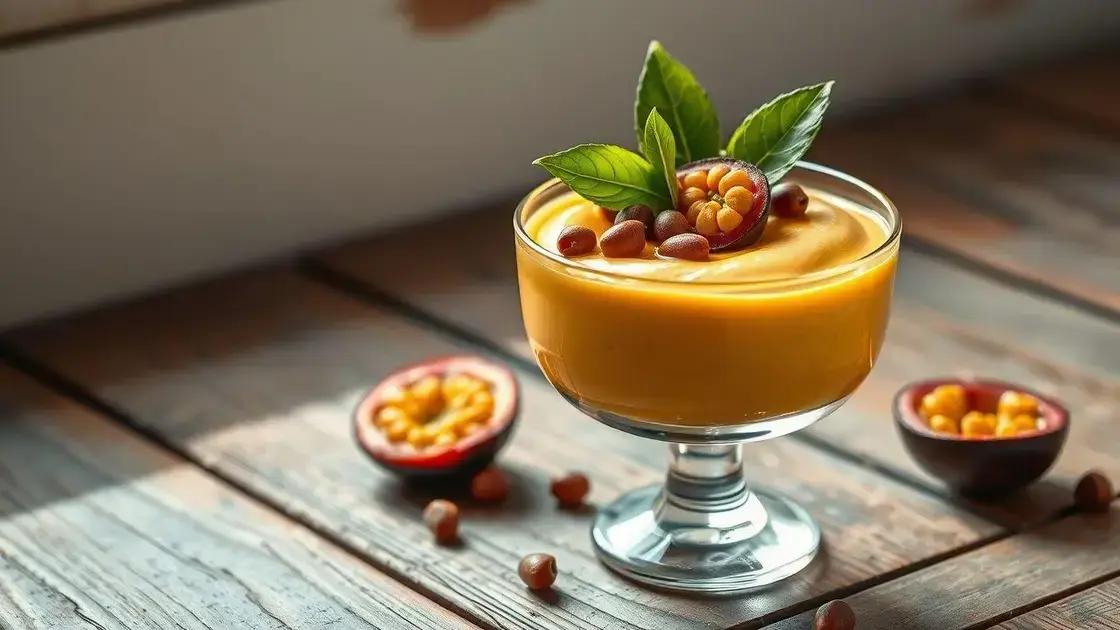 Mousse de Maracujá