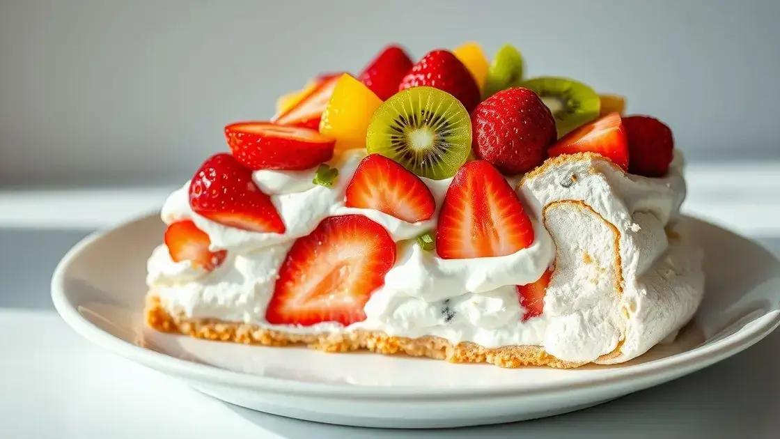 Pavlova – Austrália/Nova Zelândia